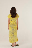 ROBE LONGUE HENRY YELLOW XS - ONE TEE