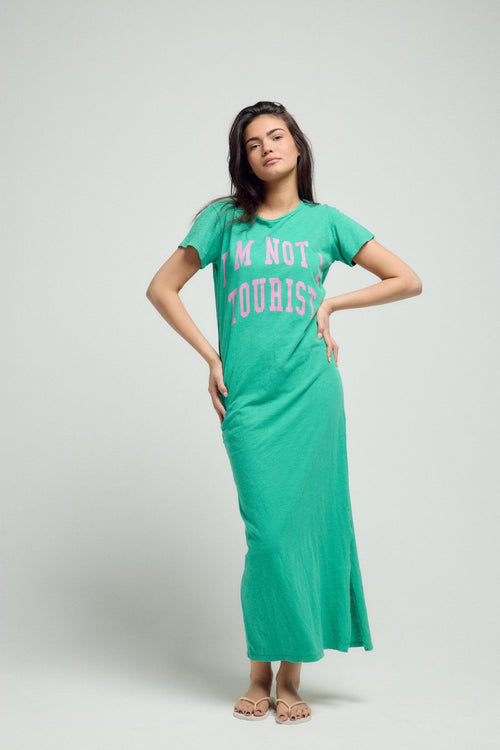 MARGARETH GREEN XS DRESS - ONE TEE