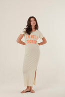 ROBE MARGARETH MILK XS - ONE TEE