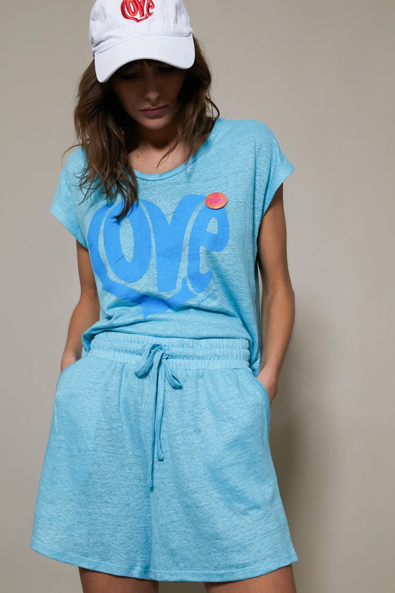 SASHA LIN AQUA XS SHORTS - ONE TEE
