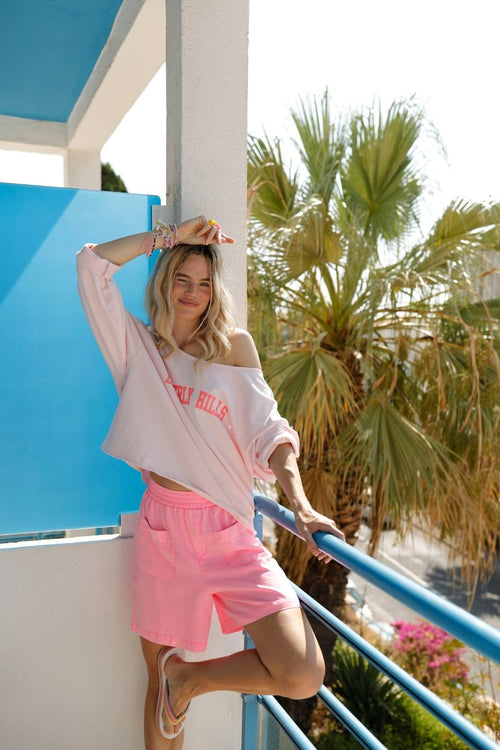 SHORTS TINY PINK XS - UNA CAMISETA