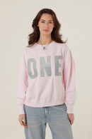 SWEAT ALAN LIGHT PINK XS/S - ONE TEE