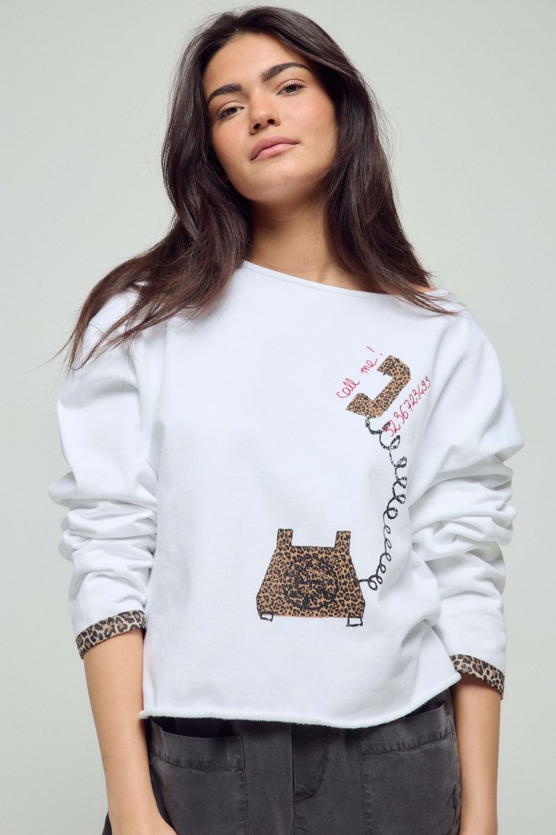 SWEAT ALON BLANC S/M - ONE TEE