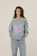 SWEAT ANNA STONE BLUE XS/S - ONE TEE