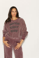 SWEAT DAN BURGUNDY S/M - ONE TEE