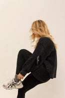SWEAT DANY BLACK S/M - ONE TEE