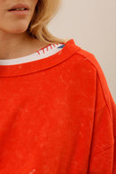 SWEAT DANY RED S/M - ONE TEE