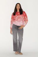SWEAT IRIS RED S/M - ONE TEE