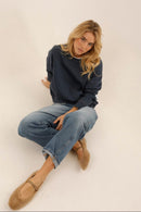 SWEAT JAMES NAVY S/M - ONE TEE