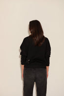 SWEAT JOY BLACK / SEQUIN NOIR S/M - ONE TEE