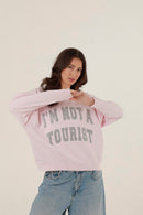 SWEAT MARGARETH LIGHT PINK XS/S - ONE TEE