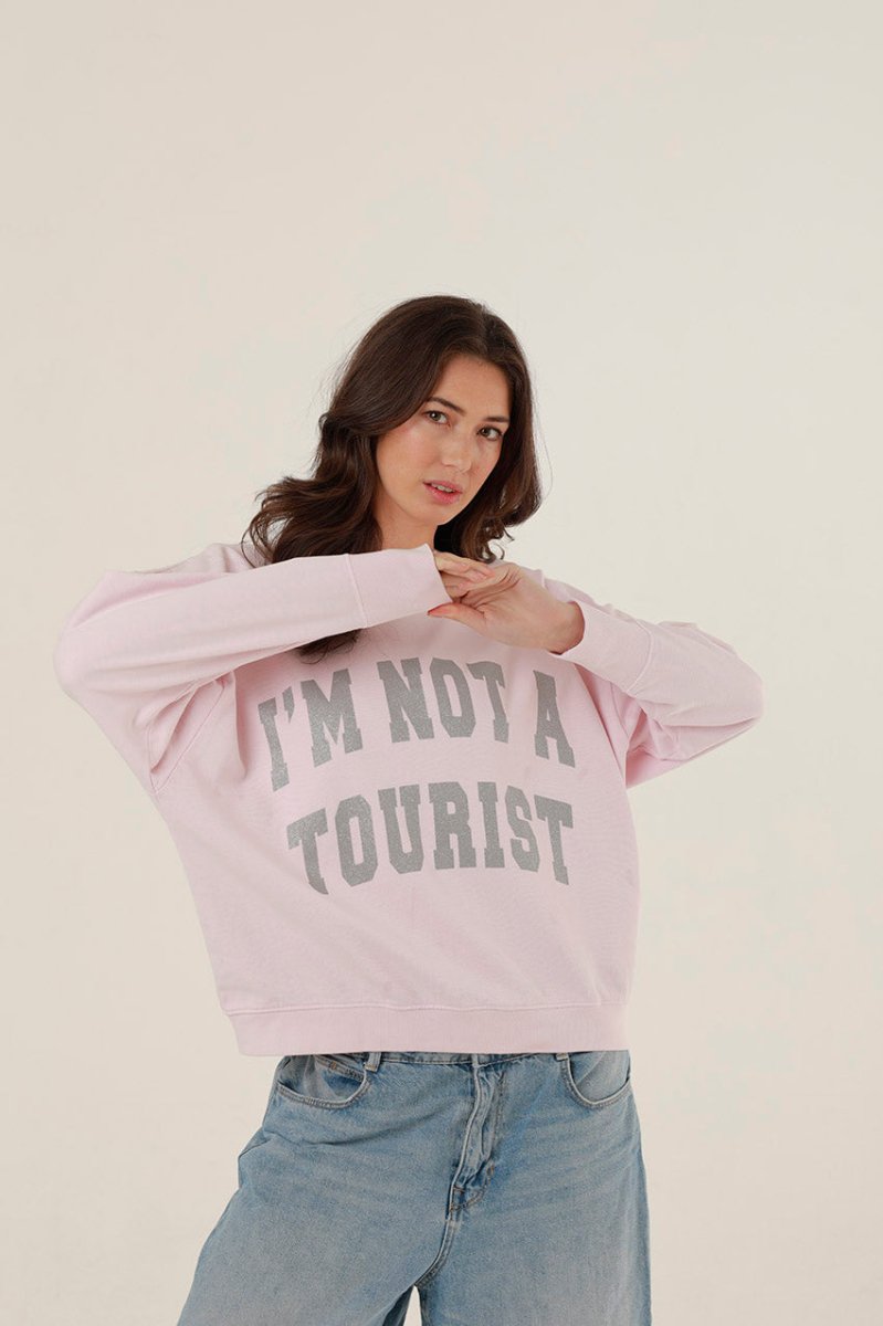 SWEAT MARGARETH LIGHT PINK XS/S - ONE TEE