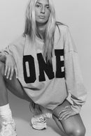 SWEAT NOAM GRIS CHINE S/M - ONE TEE