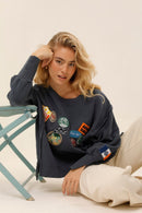 SWEAT ORESTE NAVY S/M - ONE TEE