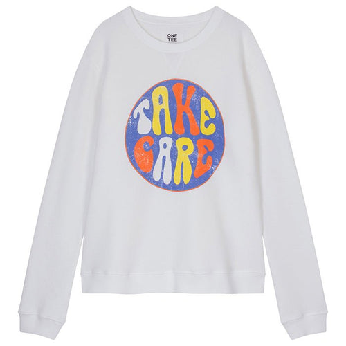 SUZANNE SWEATSHIRT WHITE XS - ONE TEE