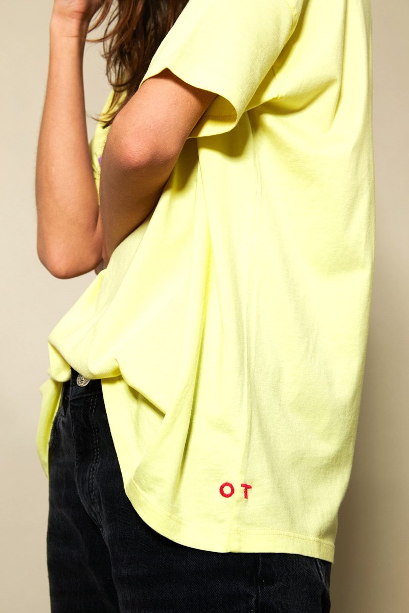 T - SHIRT AIDEN YELLOW XS - ONE TEE