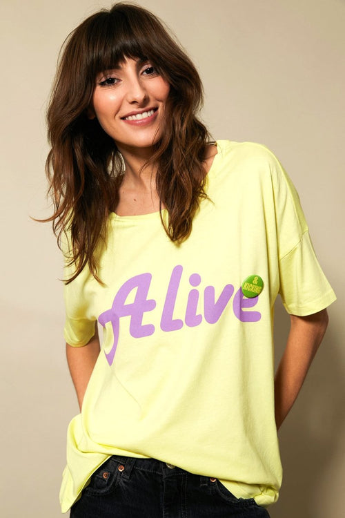 T - SHIRT AIDEN YELLOW XS - ONE TEE