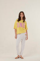 T - SHIRT ALAN YELLOW XS - ONE TEE