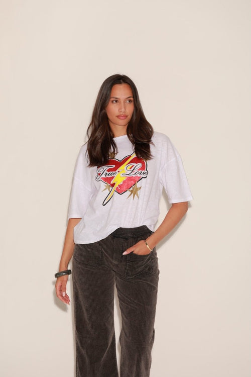 T - SHIRT AMAEL WHITE XS - ONE TEE