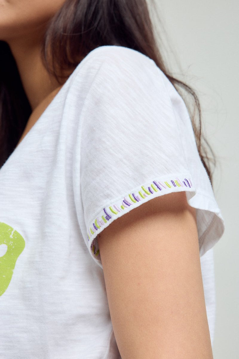 CAMISETA AMIT BLANCA XS - UNA CAMISETA