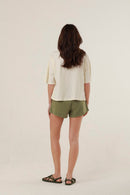 T - SHIRT ANGIE MILK XS - ONE TEE