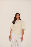 T - SHIRT AXEL IVOIRE XS - ONE TEE