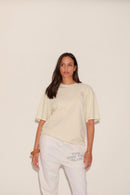 T - SHIRT AXEL IVOIRE XS - ONE TEE