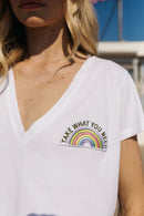 T - SHIRT ELLEN BLANC XS - ONE TEE