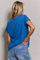 CAMISETA GINA AZUL XS - ONE TEE