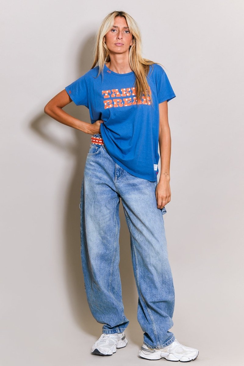 CAMISETA GINA AZUL XS - ONE TEE
