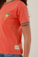 T - SHIRT HALINA RED XS - ONE TEE
