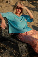 T - SHIRT ILDA BLUE XS - ONE TEE