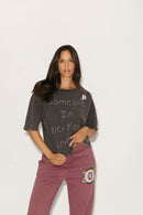 T - SHIRT ILDA CARBONE XS - ONE TEE