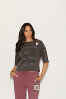 T - SHIRT ILDA CARBONE XS - ONE TEE