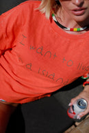 T - SHIRT ILDA RED XS - ONE TEE