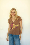 CAMISETA JAEL CAOBA XS CAOBA - ONE TEE
