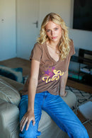 CAMISETA JAEL CAOBA XS CAOBA - ONE TEE