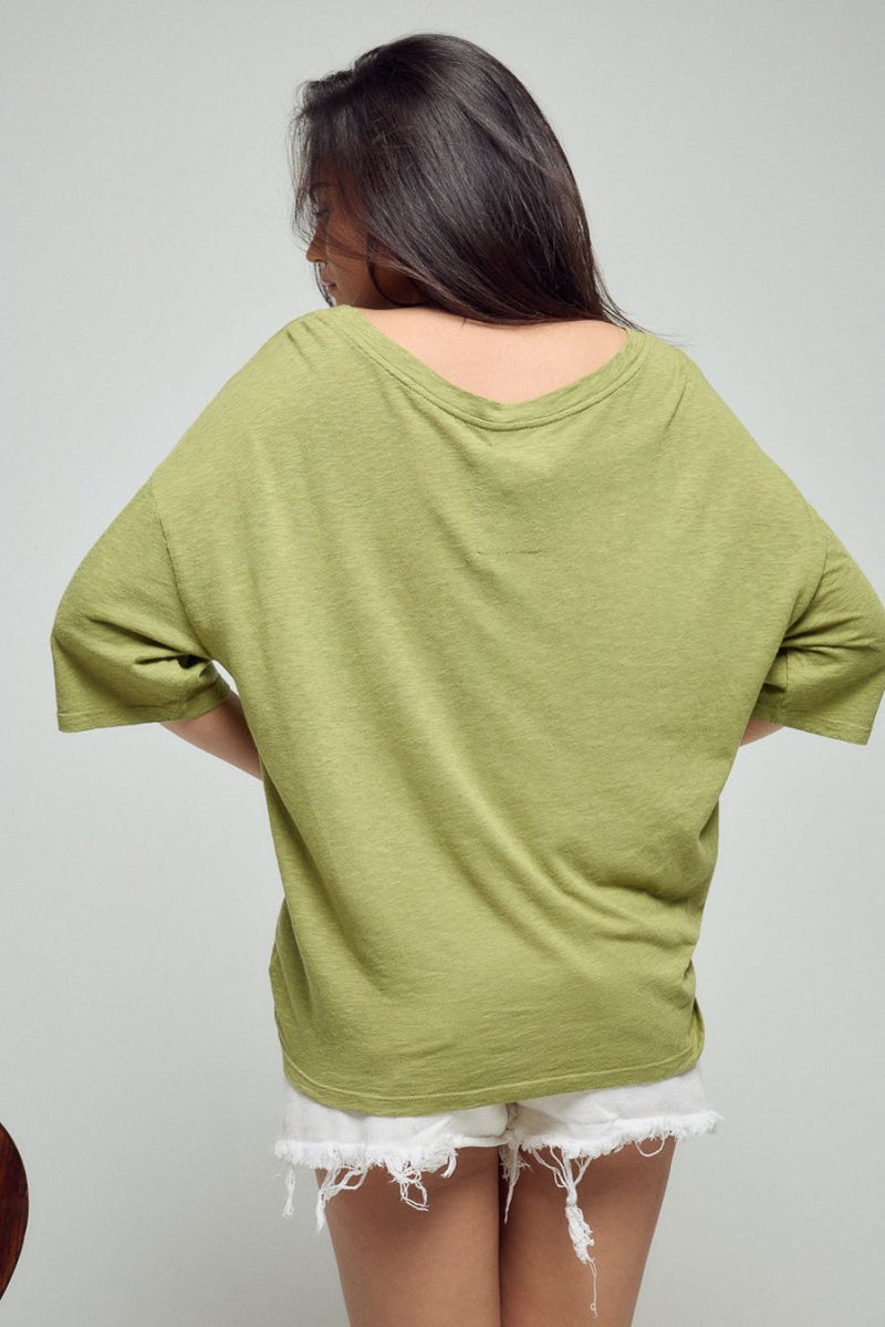 CAMISETA JUDITH KAKI XS - ONE TEE