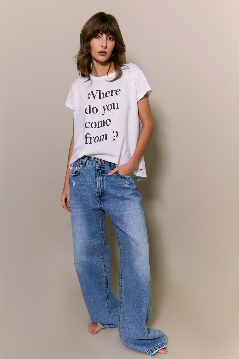 CAMISETA LISA XS BLANCA - ONE TEE