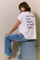 CAMISETA LISA XS BLANCA - ONE TEE