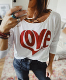 T - SHIRT MANCHES LONGUES ADELE - ONE TEE