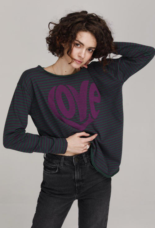LONG SLEEVED T - SHIRT JOEY GREEN XS - ONE TEE