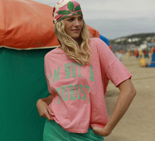 MARGARETH CORAL XS T-SHIRT - ONE TEE