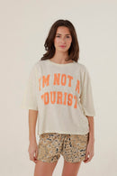T - SHIRT MARGARETH MILK XS - ONE TEE