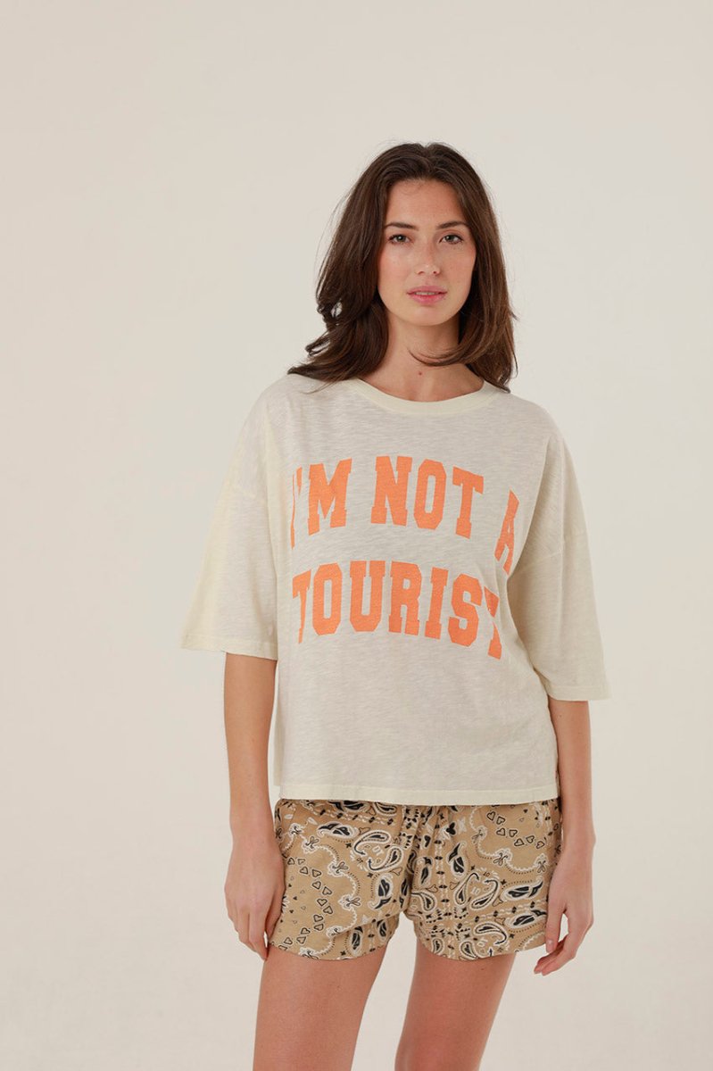 T - SHIRT MARGARETH YELLOW XS - ONE TEE