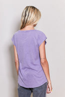 T-SHIRT MARNIE PURPLE XS - ONE TEE