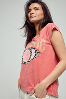 T - SHIRT MAZAL RED XS - ONE TEE