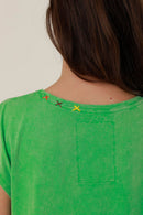 T - SHIRT MOLLY GREEN XS - ONE TEE