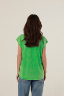 T - SHIRT MOLLY GREEN XS - ONE TEE