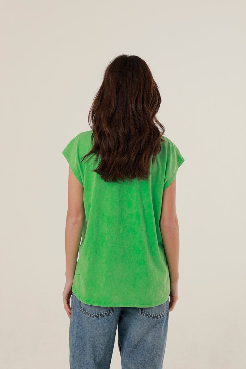 T - SHIRT MOLLY GREEN XS - ONE TEE